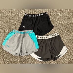 Under Armour Women's Shorts - Black, Gray, Teal